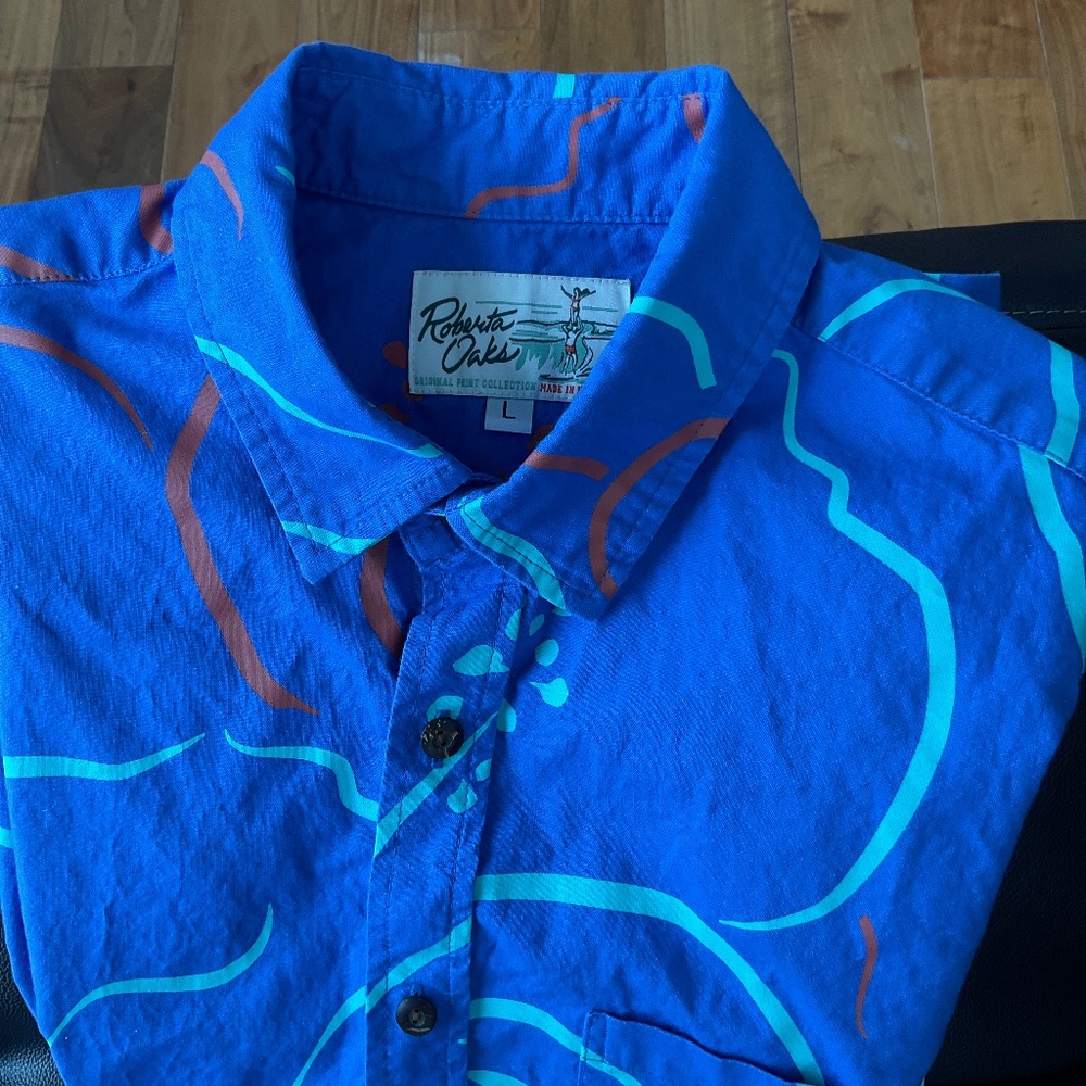 Roberta Oaks Aloha Shirt.